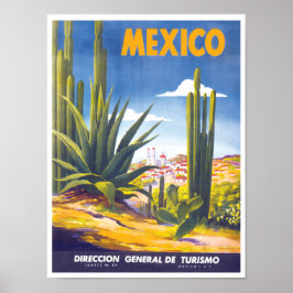 Mexiko Reiseplakat 3 Poster