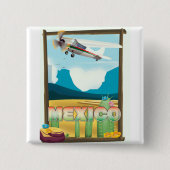 Mexiko Reiseplakat drucken. Button (Vorderseite)