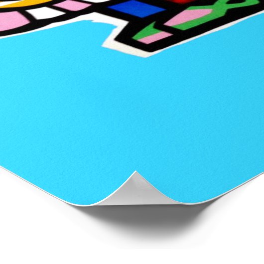 Mexiko Reiseplakat. Poster (Ecke)