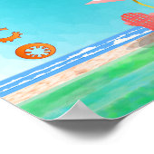 Mexiko Reiseplakat Poster (Ecke)