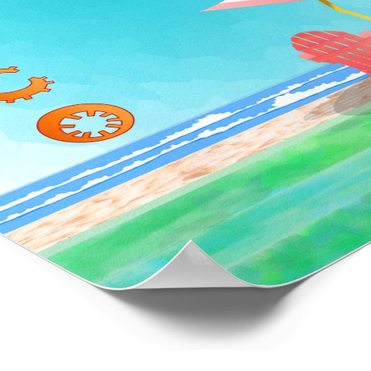 Mexiko Reiseplakat Poster (Ecke)