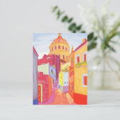 Mexiko Reiseplakat Postkarte (Stehend Vorderseite)