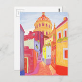 Mexiko Reiseplakat Postkarte (Vorne/Hinten)