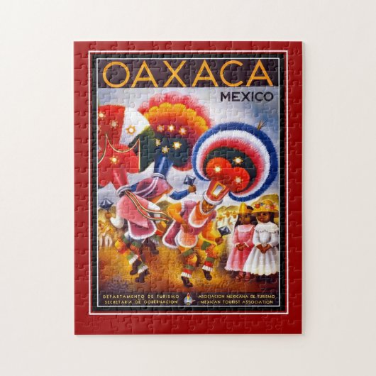 Mexiko Reiseplakat Puzzle (Vertikal)