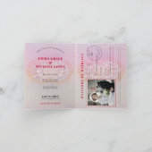 Mexiko Reiseziel Hochzeit Einladung (Innenseite)