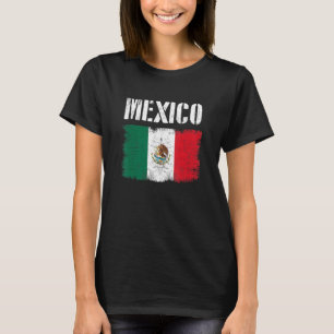 Mexiko - Roots Prix der mexikanischen Flagge Vinta T-Shirt