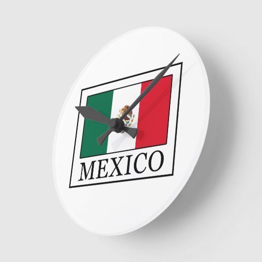 Mexiko Runde Wanduhr (Winkel)