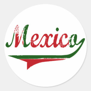 MEXIKO RUNDER AUFKLEBER