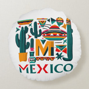 MEXIKO RUNDES KISSEN