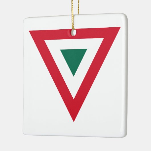 Mexiko Runningland Flaggen Symbol Armee Militär a Keramikornament (Links)