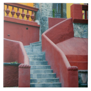 Mexiko, San Miguel de Allende, Bunt Fliese