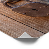 Mexiko, San Miguel De Allende. Detail einer Tür Poster (Ecke)