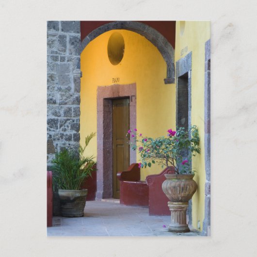 Mexiko, San Miguel de Allende, Eingang zum Archway Postkarte (Vorderseite)