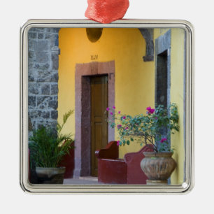 Mexiko, San Miguel de Allende, Eingang zum Archway Silbernes Ornament