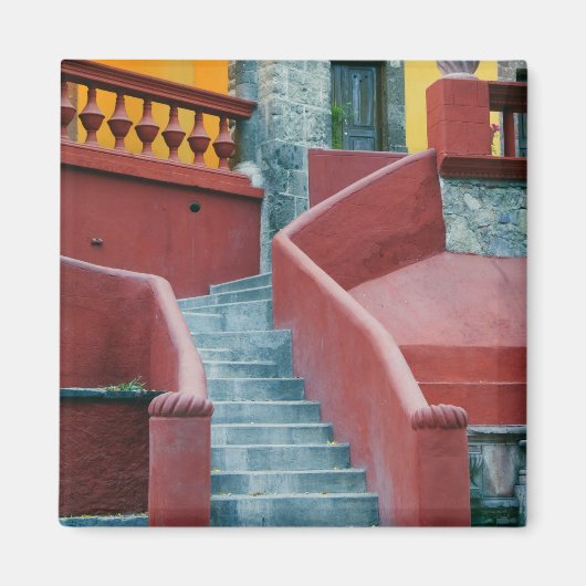 Mexiko, San Miguel de Allende, farbenfroh Magnet (Vorne)