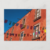 Mexiko, San Miguel de Allende. Farbige Banner Postkarte (Vorderseite)