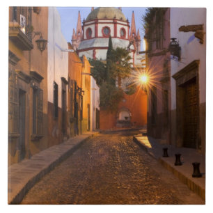 Mexiko, San Miguel de Allende. Früh Fliese
