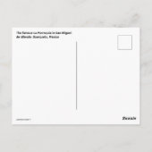 Mexiko, San Miguel de Allende Parroquia Cathderal Postkarte (Rückseite)