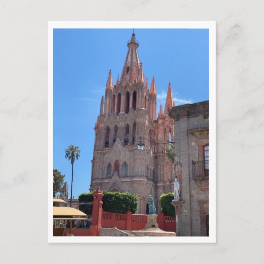Mexiko, San Miguel de Allende Parroquia Cathderal Postkarte (Vorderseite)