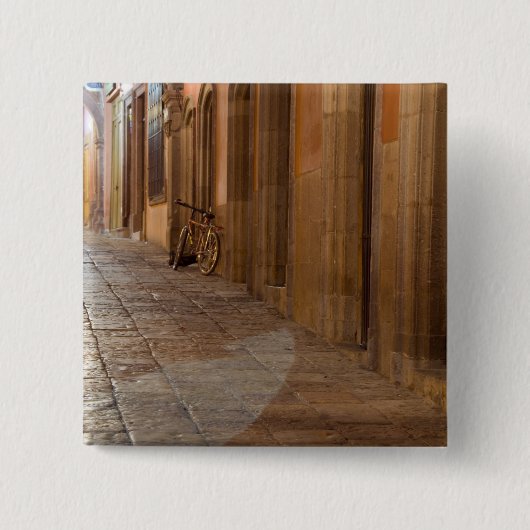 Mexiko, San Miguel de Allende, Sidewalk mit Button (Vorderseite)