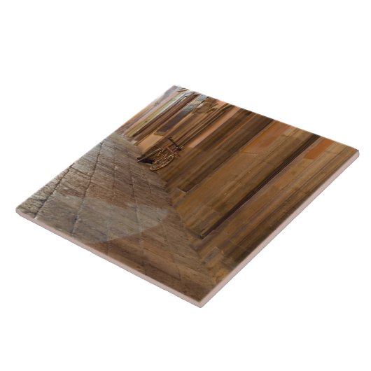 Mexiko, San Miguel de Allende, Sidewalk mit Fliese (Seite)