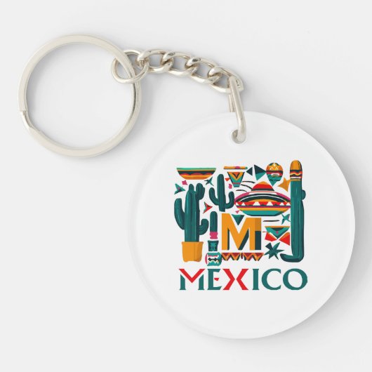 MEXIKO SCHLÜSSELANHÄNGER (Vorderseite)