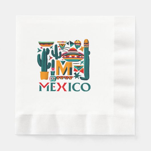 MEXIKO SERVIETTE (Vorderseite)
