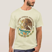 Mexiko - Siegel der estados unidos mexicanos T-Shirt (Vorderseite)