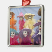 Mexiko. Skelettkatrinen, Feierlichkeiten Silbernes Ornament (Links)