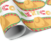 Mexiko Sombrero Geschenkpapier (Rolleneckpunkt)