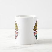 Mexiko - Spanien - Roots-Flagge Kaffeetasse (Mittel)