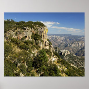 Mexiko, Staat von Chihuahua, Kupfer Canyon. DIES Poster