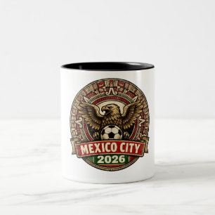 Mexiko-Stadt 2026 Weltmeisterschaft Gastgeberstadt Zweifarbige Tasse