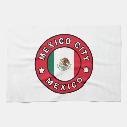 Mexiko-Stadt Handtuch (Horizontal)