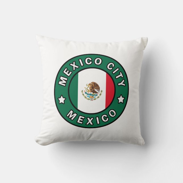 Mexiko-Stadt Kissen (Vorderseite)