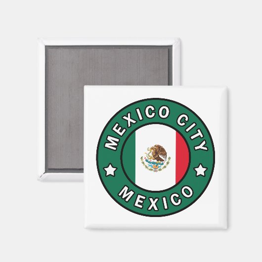 Mexiko-Stadt Magnet (Vorderseite/Rückseite)
