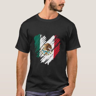 Mexiko-Stadt Mexikanische Flagge Er Mexiko T-Shirt