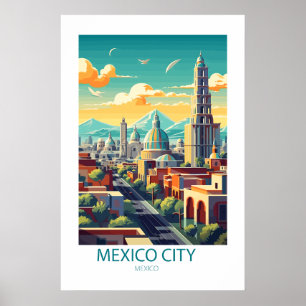 Mexiko Stadt Mexiko Berühmte Reiseziele Poster