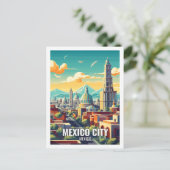 Mexiko Stadt Mexiko Berühmte Reiseziele Postkarte (Stehend Vorderseite)