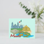 Mexiko Stadt, Mexiko Berühmte Stadt Postkarte (Stehend Vorderseite)