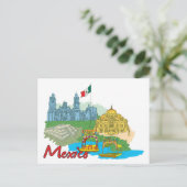 Mexiko Stadt, Mexiko Berühmte Stadt Postkarte (Stehend Vorderseite)