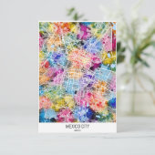 Mexiko Stadt Mexiko Karte (Stehend Vorderseite)
