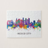 Mexiko Stadt Mexiko Skyline Puzzle (Horizontal)