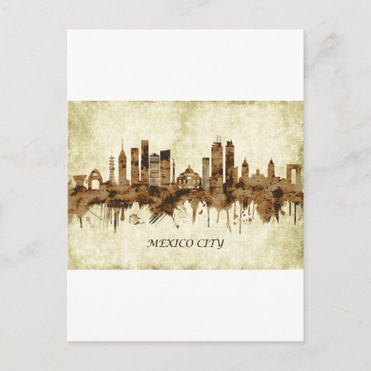 Mexiko Stadt Mexiko Stadt Einladungspostkarte (Vorderseite)