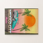 Mexiko-Stadt, Mexiko-Urlaubsposter Puzzle (Horizontal)