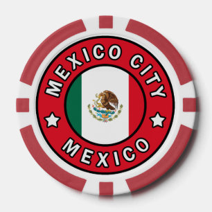 Mexiko-Stadt Pokerchips