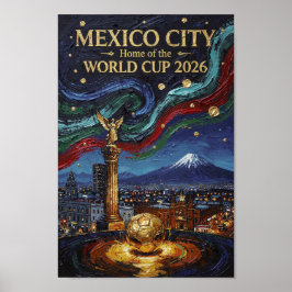 Mexiko-Stadt Poster