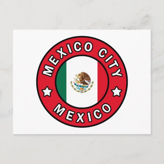 Mexiko-Stadt Postkarte (Vorderseite)