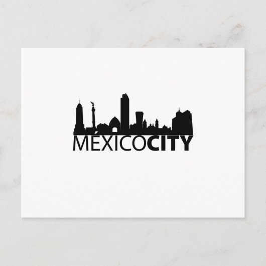 Mexiko-Stadt Postkarte (Vorderseite)