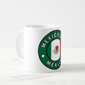 Mexiko-Stadt-Tasse Kaffeetasse (Vorderseite Links)